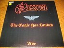 Saxon-The eagle has landed (live) LP,Carrere Germany 1982,Promobeilage,unplayed