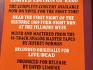 RSD 2018: THE GRATEFUL DEAD 'FILLMORE WEST FEBRUARY 27TH 1969' 4 X VINYL LP RARE