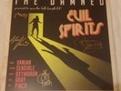 THE DAMNED 2018 EVIL SPIRITS SIGNED WHITE VINYL ALBUM LP punk rock limited 1000