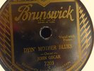 JOHN OSCAR BRUNSWICK 7203 BLUES 78 RPM E