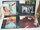 4 RARE USED RECORDS VINYL - MOUNTAIN - LESLIE WEST - FLOWERS OF EVIL - CLIMBING
