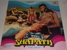 Shapath (1984) LP Vinyl Record Bollywood Hindi Indian, Raj Babbar, Bappi Lahiri