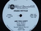 FREESTYLE Are You Lost? MUSIC SPECIALISTS 12