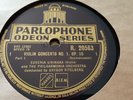 SZYMANOWSKI VIOLIN CONCERTO NO1 OP35 EUGENIA UMINSKA VIOLIN PARLOPHONE R20563-65