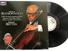 MSTISLAV ROSTROPOVITCH BENJAMIN BRITTEN DEBUSSY SONATA FOR CELLO LP VINYL RECORD