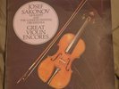 JOSEF SAKONOV Great Violin Encores DECCA Orig UK Phase 4 PFS Stereo 1972 LP