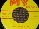 RARE FUZZ GARAGE THE LIGHT BRIGADE BABY YOU DON'T CARE 45 7