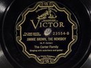 78 RPM -- The Carter Family (2 78s), Victor 23554 EE+/EE- & 40089, E/E- Country
