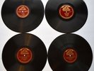 Enrico Caruso - 4 Shellac Victor Records; #88586, #89066, #89088, #6013 A & B
