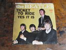 BEATLES Ticket to Ride 45 CAPITOL 5407 picture sleeve VG+ / VG+