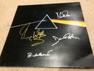 PINK FLOYD 'DARK SIDE OF THE MOON' -  SIGNED ALBUM COVER - ALL FOUR