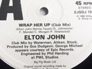 ELTON JOHN Wrap Her Up CLUB MIX WHITE LABEL PROMO George Michael  12” Single UK