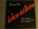 GIUSEPPE VERDI LA FORZA DEL DESTINO 3LP BOX CETRA C-1236 CLASSICAL OPERA VG++