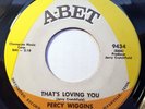 Percy Wiggins THAT'S LOVING YOU 1968 Northern Soul 45 RPM