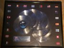EUROPE - THE FINAL COUNTDOWN ALBUM UNIQUE HUGE MULT COUNTRY AWARD TO MANAGER