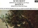 SXL 6426 NB UK SCHUBERT ARPEGGIONE / BRIDGE CELLO SONATA ROSTROPOVICH BRITTEN NM