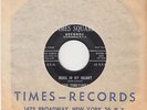 TIMETONES - Times Square 421 - Here in My Heart - VG/VG+ DOO-WOP 45 w/slv (1st)