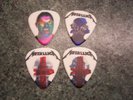 Metallica 4 X Guitar Picks - Hardwired To Self Destruct UK Tour Dates 2017