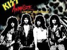 Kiss Animalize Live At The Apollo 1-LP Glasgow 1984 Vinilo amarillo