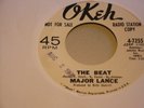 MAJOR LANCE . THE BEAT . ORIGINAL  RARE PROMO COPY . CLASSIC NORTHERN SOUL.