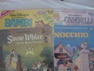 4 DISNEY record ALBUMs LPs MINT FACTORY SEALED  BAMBI, PINICCHIO, SNOW WHITE CIN