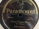 EDITH JOHNSON BLIND LEMON JEFFERSON PARAMOUNT 12823 BLUES 78 RPM E/E-