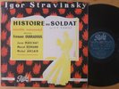 Stravinsky - Histoire du Soldat Oubradous Pathe DTX 124 LP