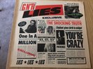 GUNS N' ROSES - LIES.  1988 LP RECORD ORIGINAL PRESSING WITH BANNED INNER SLEEVE