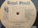 JUST US - THE HALL OF JUST US 1980 ROYAL SHIELD RARE HIP HOP DISCO 12