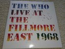 The Who Live at the Fillmore East 1968 Triple LP Set