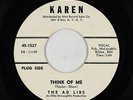 Northern Soul 45 - Ad Libs - Think Of Me - Karen - mp3
