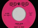 Sweet/R&B Soul 45 - Tony La Mar - Your Love/Do The Whip - Go Go - VG+ mp3