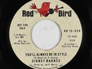 Northern Soul 45 - Sidney Barnes - You'll Always Be In Style - Red Bird - mp3