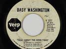 Northern/Deep Soul 45 - Baby Washington - Think About The Good Times - Veep mp3