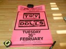 TOY DOLLS - KINGS HALL BLACKBURNN 1985 ORIG POSTER CLASH SEX PISTOLS PUNK 20X30