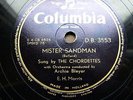 0731/ CHORDETTES-Mr. Sandman bring me a dream -KULT-Ohrwurm- 78rpm Schellack
