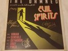 THE DAMNED 2018 EVIL SPIRITS SIGNED WHITE VINYL ALBUM LP punk rock limited 1000