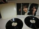 1968 Beatles White Album 2 LP Record Album  3 inserts LOW NUMBER 0077476