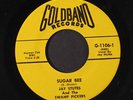 JAY STUTES: Sugar Bee / Come Back Home Litle Girl 45 Blues & R&B