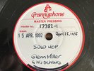 GLENN MILLER Solo Hop 1935 Columbia 78 vinyl test Bunny Berigan Eddie Miller E+