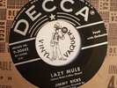 Soul 45 JIMMY RICKS Lazy Mule DECCA (USA, 1957) company sleeve