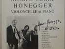 HONEGGER Henri & Claire-Violoncelle & piano- PIECES BREVES - PRIVATE PRESSING NM