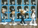 THE BEATLES Abbey road approx. 12 cm Resine figure set New in white generic box