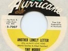 TINY MORRIE Another Lonely Letter Hurricane Al 45 Norman Petty Studios