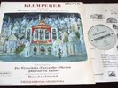 KLEMPERER CONDUCTS WEBER LP COLUMBIA SAX 2417 STEREO TURQUOISE SILVER 1961 ED1