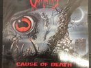 SIGNED Obituary Cause Of Death 1990 LP Roadracer Records RO 9370-1