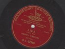 10” RED G&T – 1902 - ENRICO CARUSO – AIDA Celeste G.C. 52369  EXC