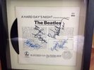 The beatles 'A Hard Days Night' EP 45RPM framed with signatures / autographs