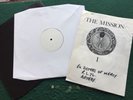 THE MISSION serpents kiss 3 Tk. 1985 WHITE LABEL/TEST PRESSING 12
