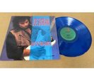 Hand Signed Joe Satriani Not Of This Earth Blue Vinyl LP Near Mint No Reserve